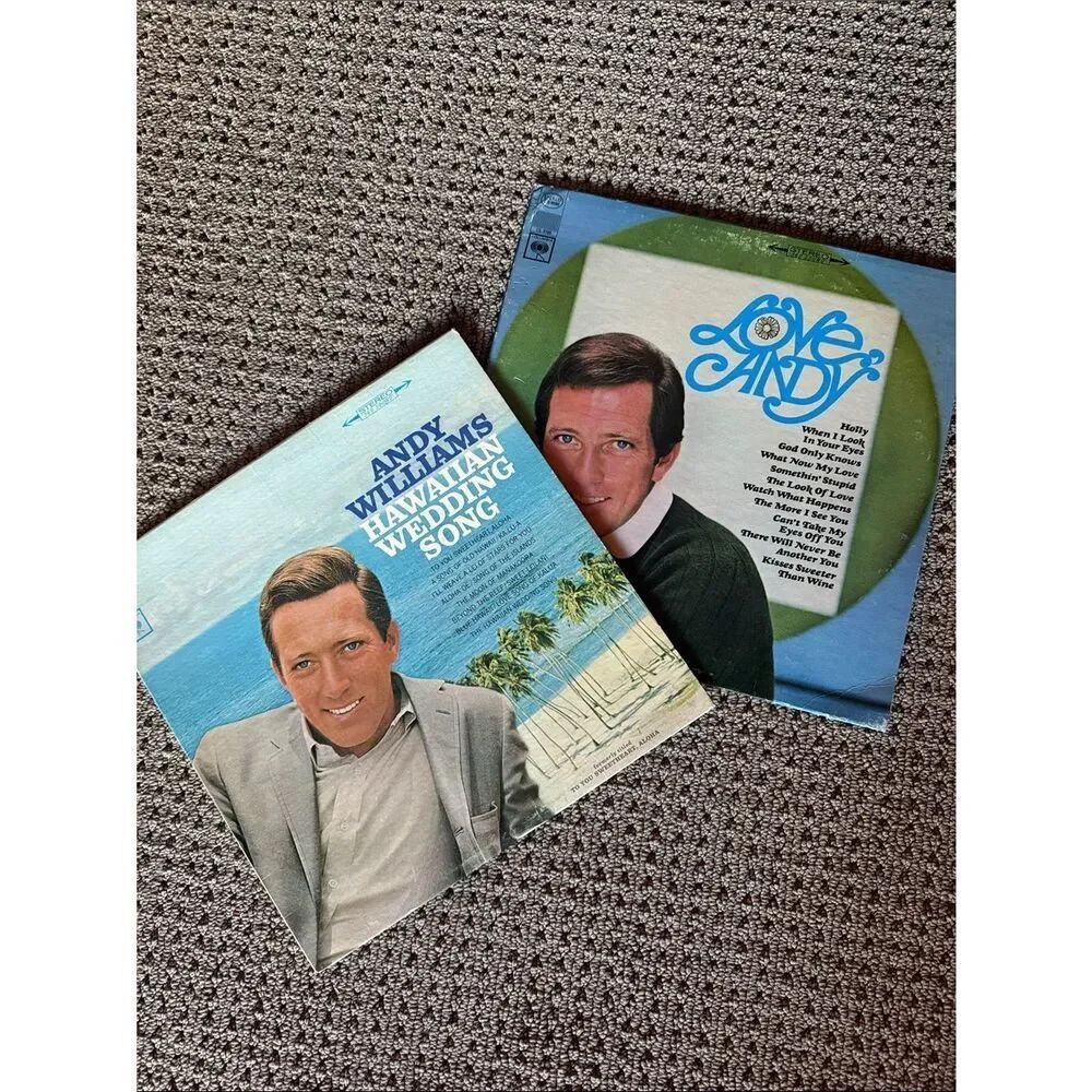 Columbia Andy Williams Vinyl Records bundle. Love Andy and Hawaiian Wedding Song